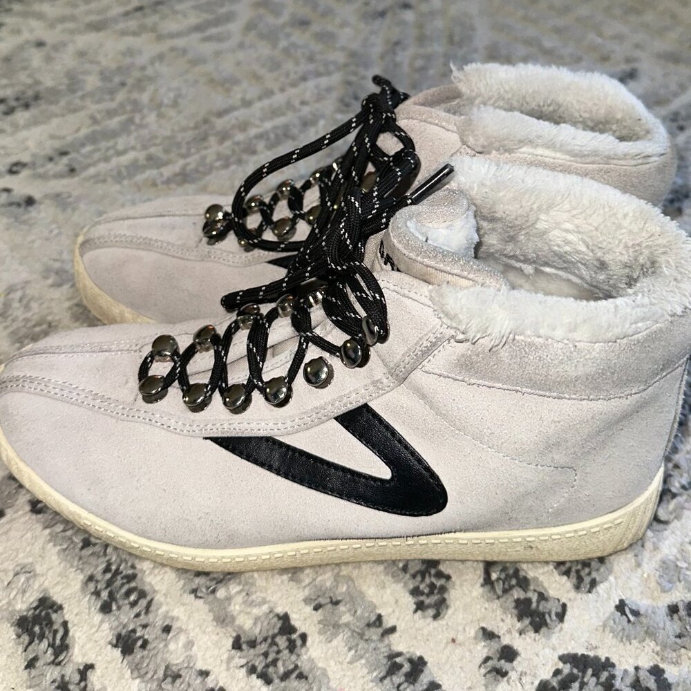 Tretorn WTNYLITE H15 Casual Sneakers Women Size 7.5 M, Icing/Black NEW 9743 - Picture 9 of 15